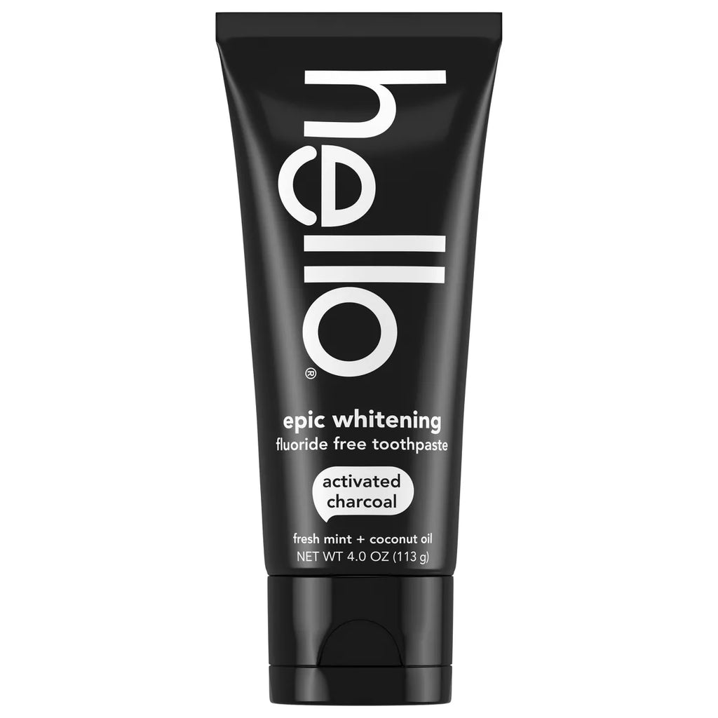 Hello Charcoal Fluoride-Free Whitening Toothpaste - Fresh Mint - 4Oz