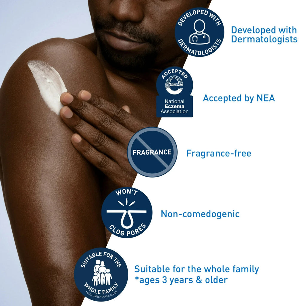 Cerave Moisturizing Cream, Face Moisturizer & Body Lotion for Normal to Very Dry