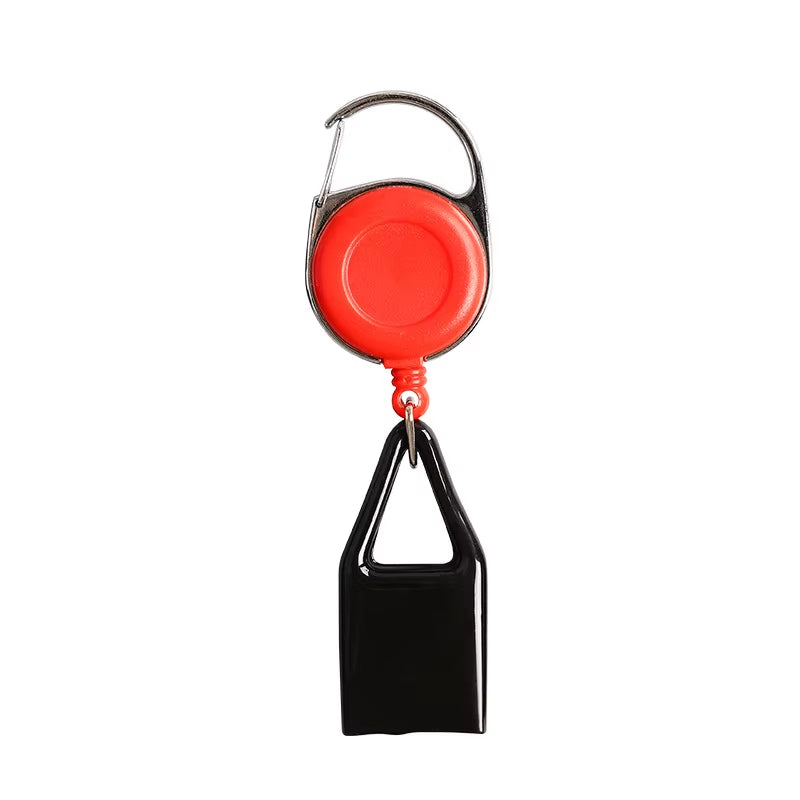 Silicone Lighter Retractable Keychain Protective Sleeve Holder Leash Safe Stash Clip Cover Smoking Accessories