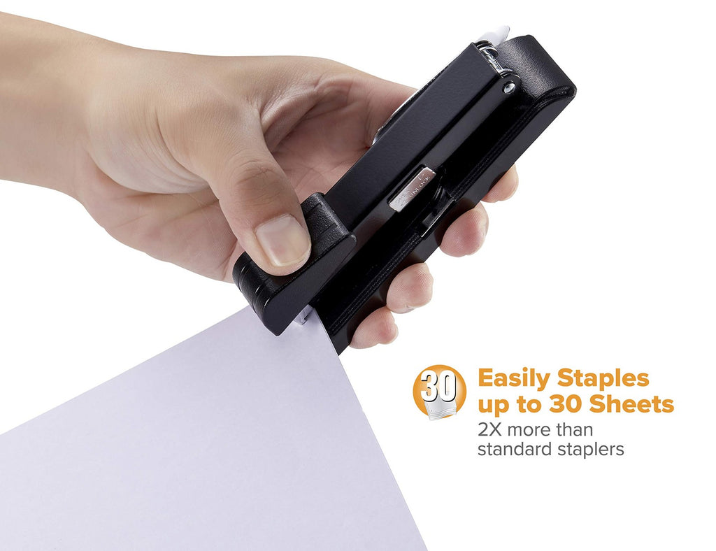 Bostitch B8 Powercrown Travel & Desktop Stapler, Black (B8RC)