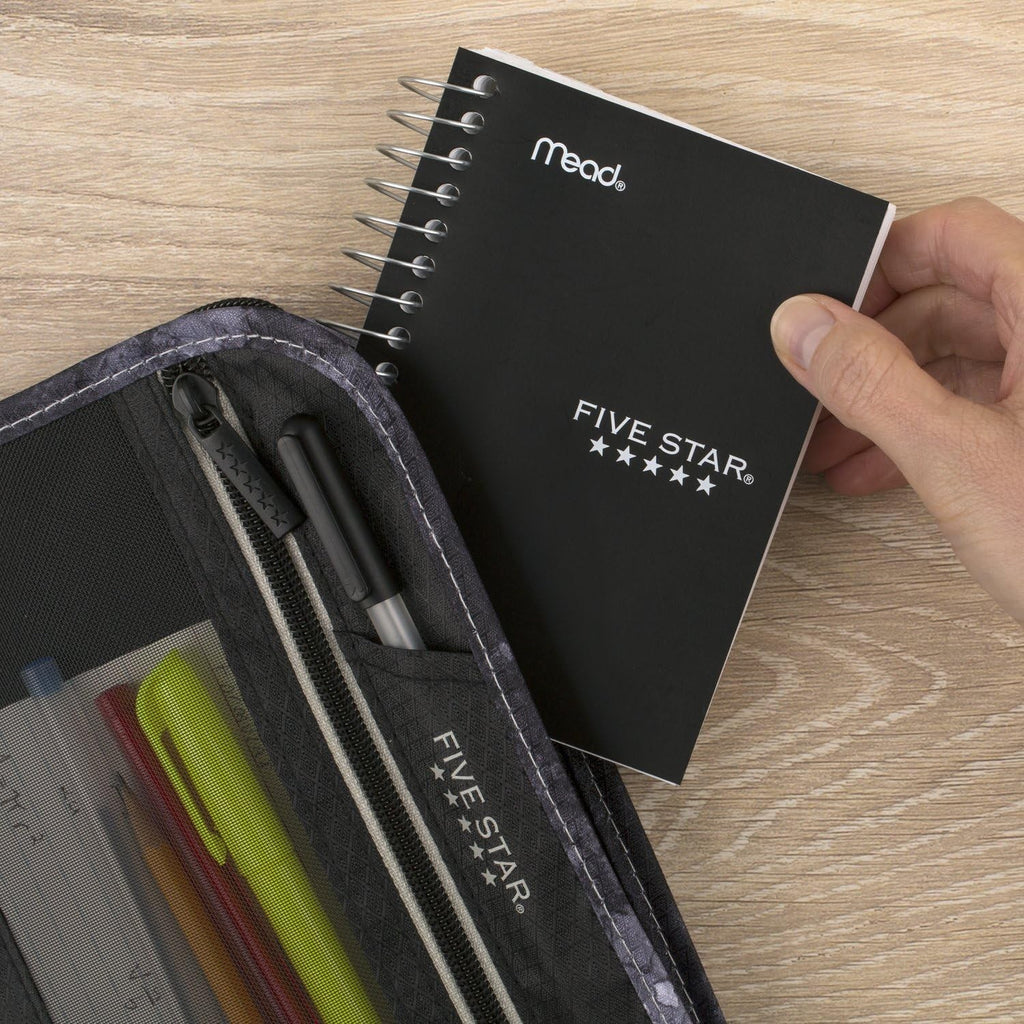 Five Star Spiral Notebooks, 6 Pack, Fat Lil' Pocket Notebooks, College
