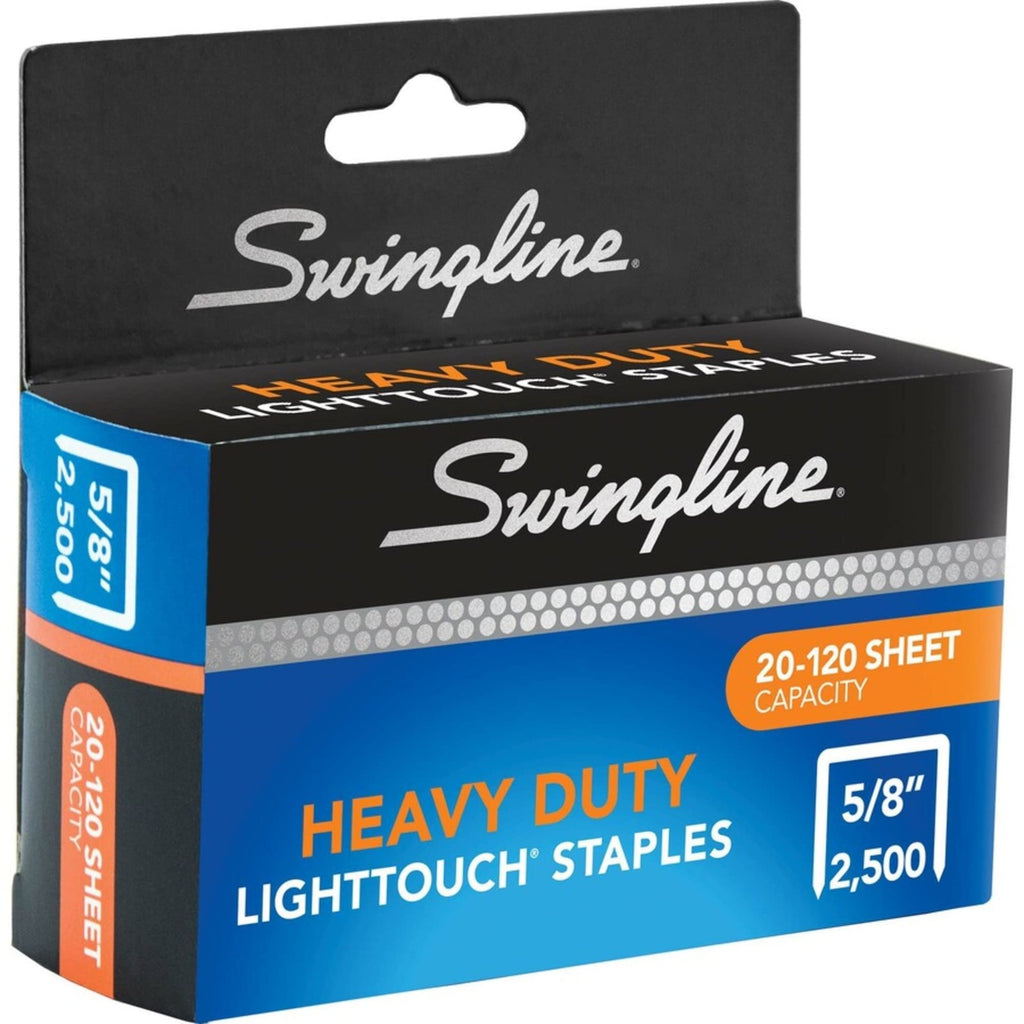 Swingline Staples, Heavy Duty, 5/8" Length, 20-120 Sheet Capacity, 100/Strip,