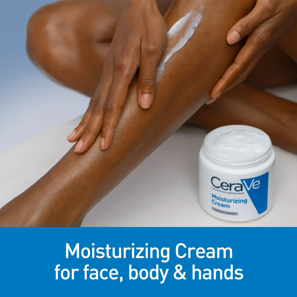 Cerave Moisturizing Cream, Face Moisturizer & Body Lotion for Normal to Very Dry