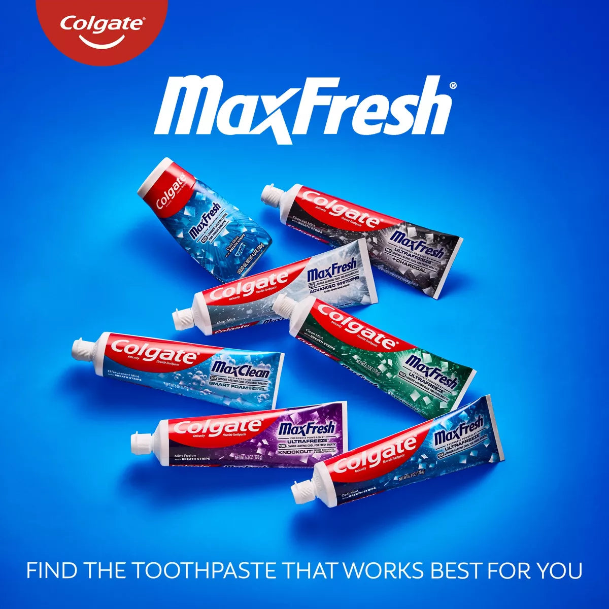 Colgate Maxfresh Travel Toothpaste - Cool Mint - 1.9Oz