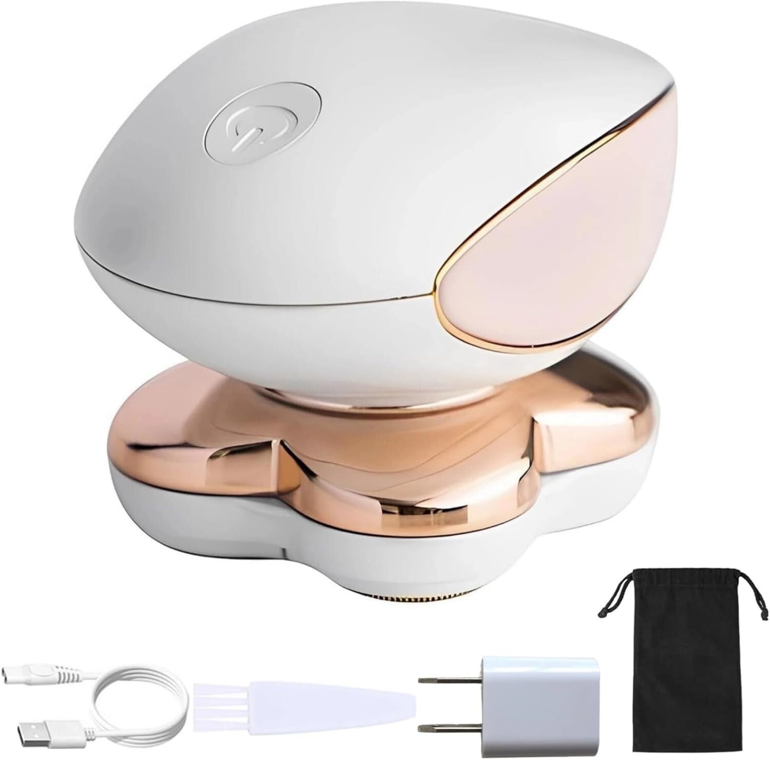 Cordless Electric Shaver Women Rotary Painless Razors Legs Facial Hair Removal