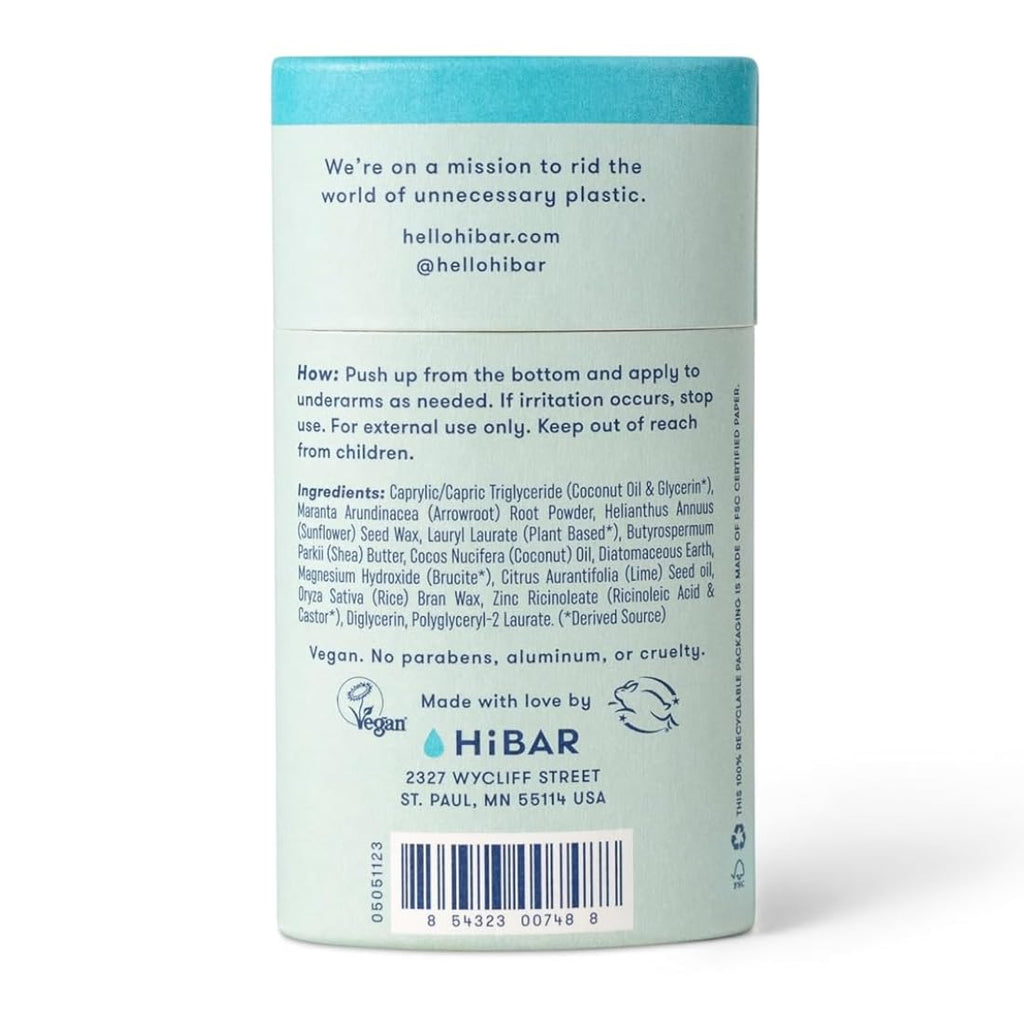 Sensitive Deodorant with Sea Moss & Aloe - Gentle on Skin, Neutralizes Odor, Absorbs Moisture, Smooth Application, Long-Lasting Protection, Aluminum & Paraben Free