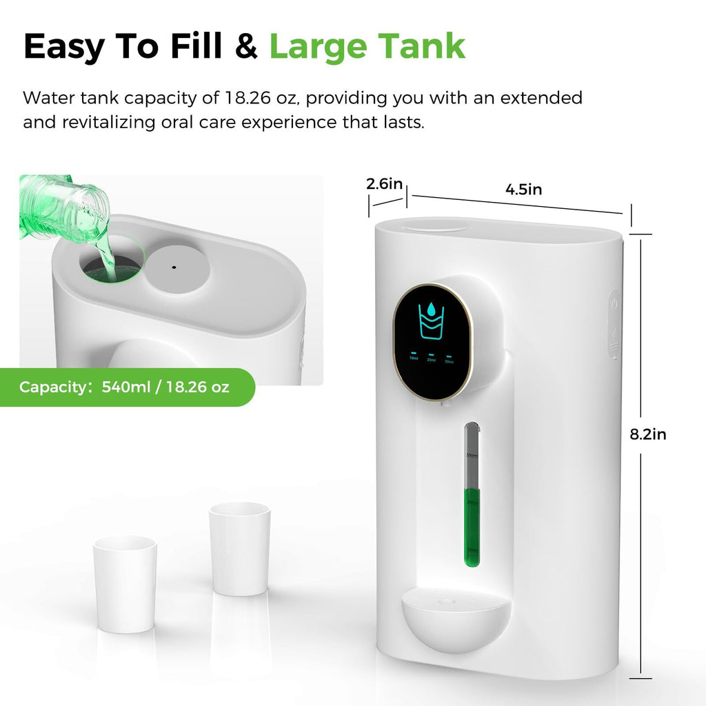 Automatic Wall Mount Mouthwash Dispenser for Bathroom