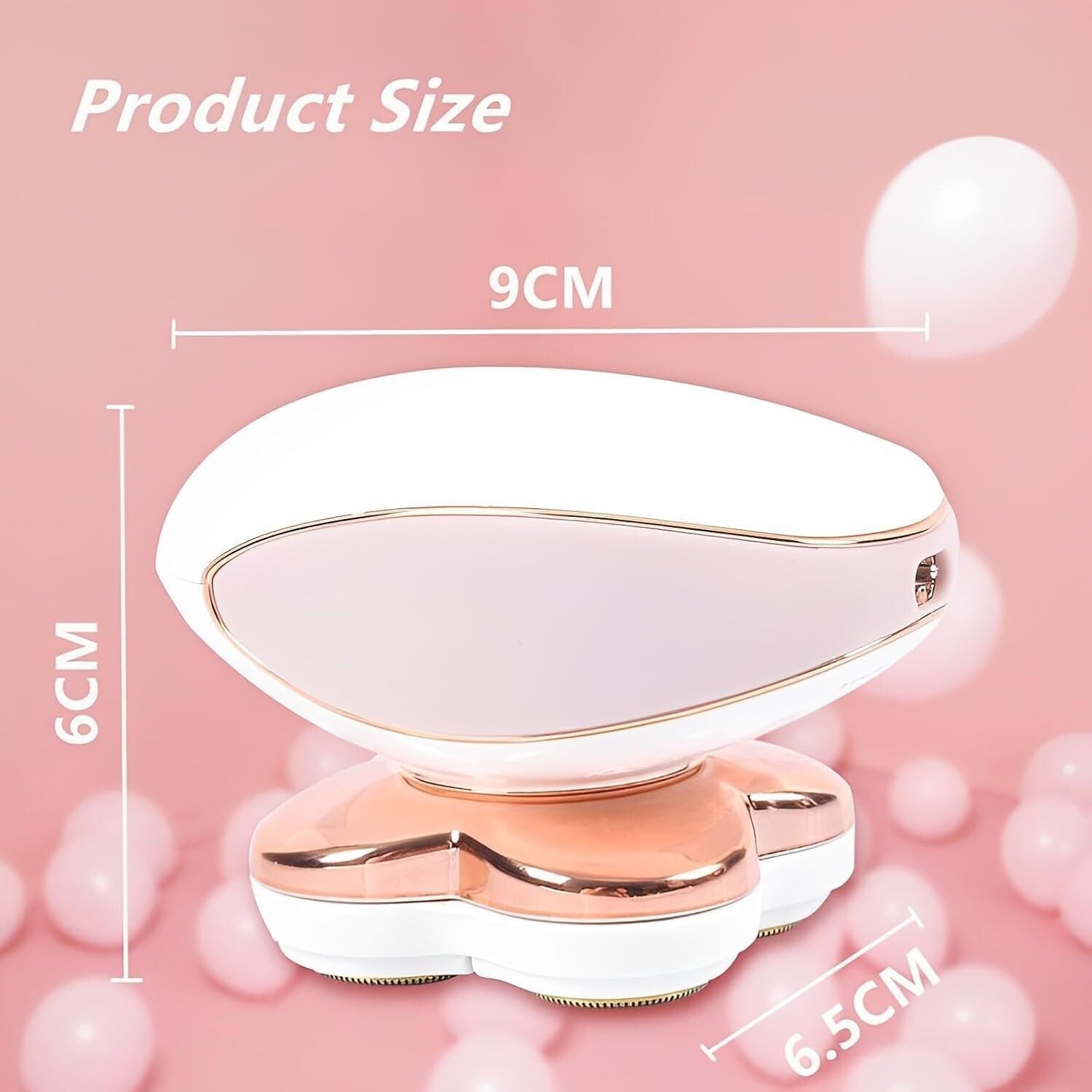 Cordless Electric Shaver Women Rotary Painless Razors Legs Facial Hair Removal