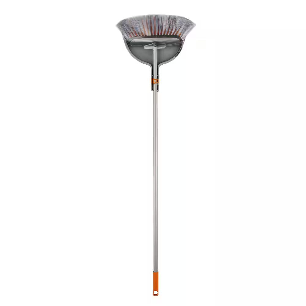 Smooth Sweep Indoor Angle Broom with Dustpan