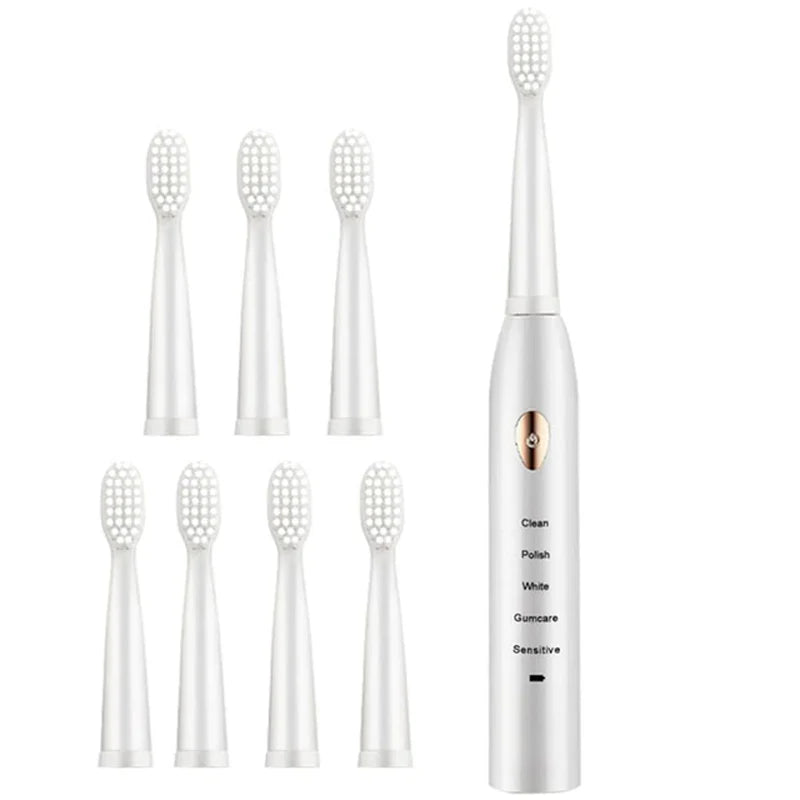 Powerful Ultrasonic Sonic Electric Toothbrush USB Charge Rechargeable Tooth Brush Washable Electronic Whitening Teeth Brush J110