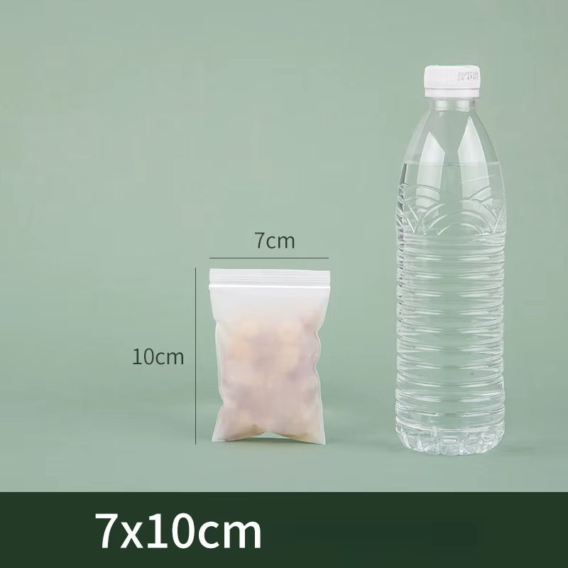 Wholesale Biodegradable Frosted Food Packaging Zipper Bag Sealing for Tea Dried Fruit Beans Nuts Storage Reusable Pouch
