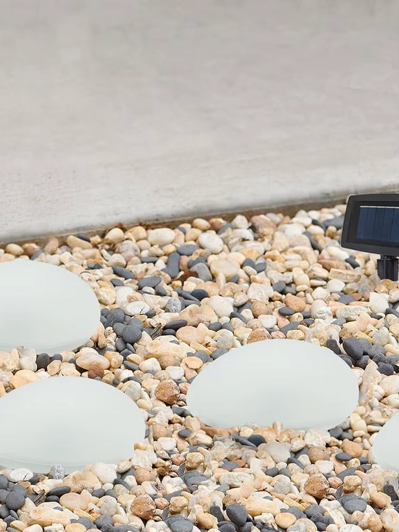 2Pcs Solar Goose Warm Stone Lamps Outdoor Courtyard Decorative Lamps Solar Rock Lamps Landscape Lamps Decorative Landscape Lamp