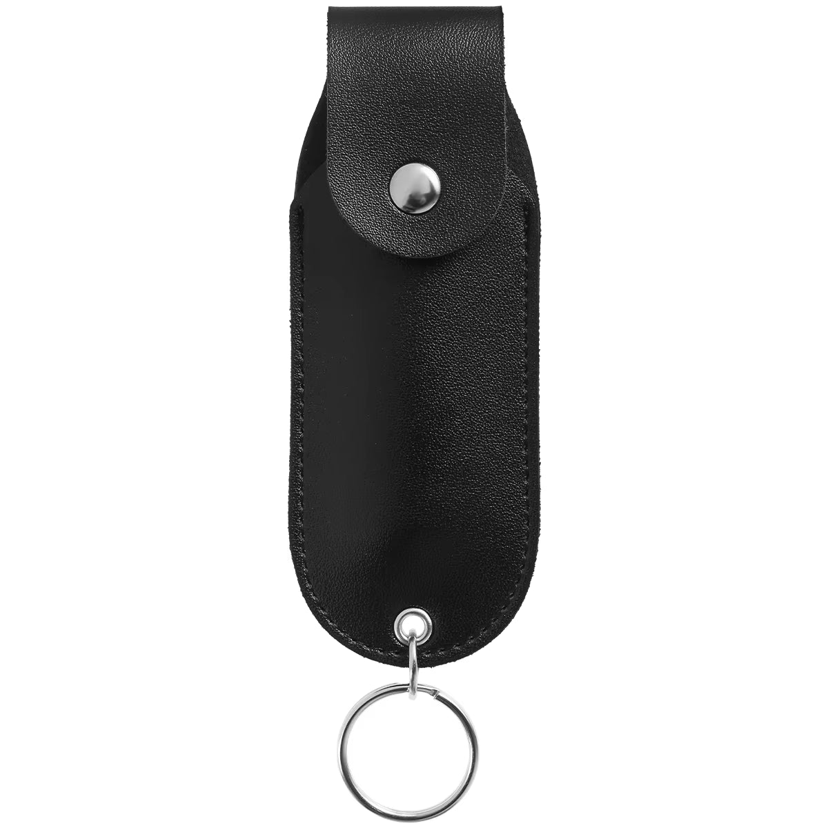 Pepper Spray Pouch PU Leather Pepper Spray Holster Mini Portable Pepper Spray Holder Self Defense Spray Leather Holder Keychain