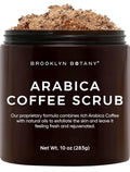 Arabica Coffee Body Scrub - Moisturizing and Exfoliating for Body, Face, Hand, Foot - Fights Stretch Marks, Fine Lines, Wrinkles - Great Gifts for Women & Men - 10 Oz