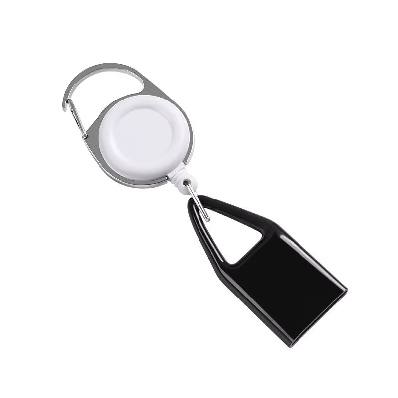 Silicone Lighter Retractable Keychain Protective Sleeve Holder Leash Safe Stash Clip Cover Smoking Accessories