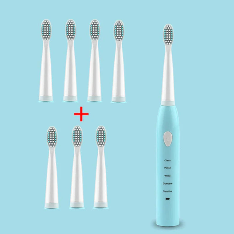 Powerful Ultrasonic Sonic Electric Toothbrush USB Charge Rechargeable Tooth Brush Washable Electronic Whitening Teeth Brush J110