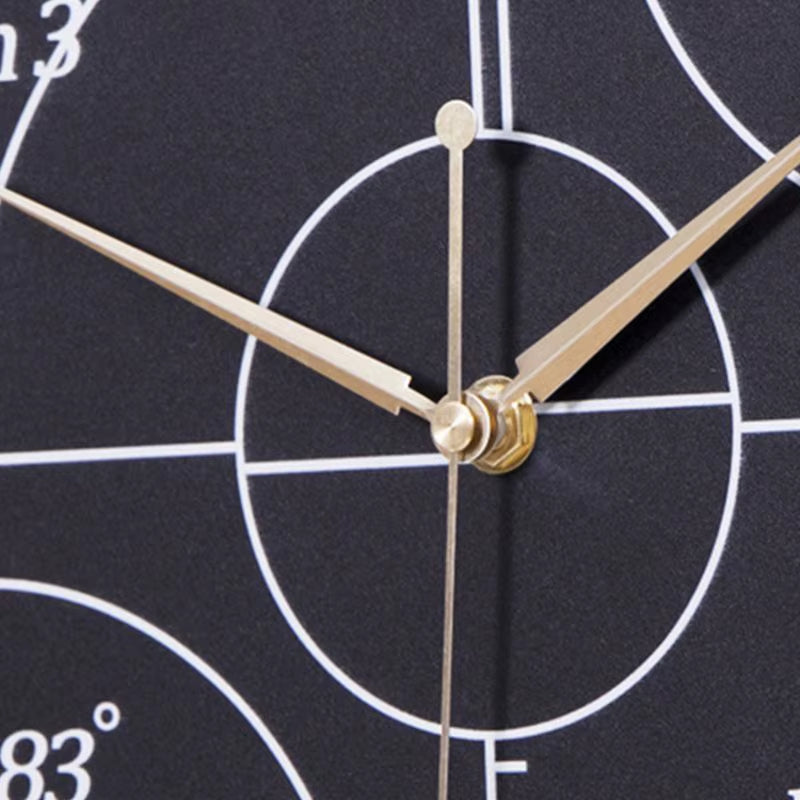 Math Clock Unique Wall Clock Modern Design Novelty Maths Equation Clock