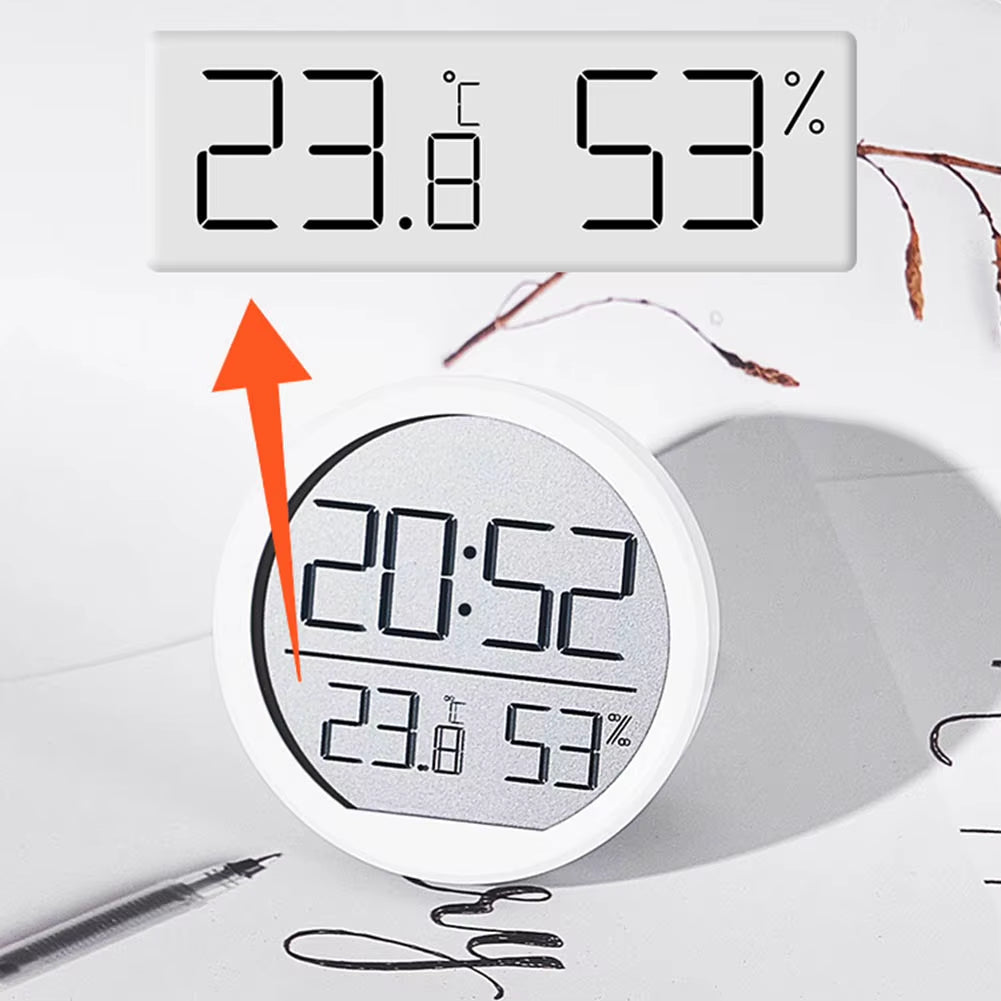 Multi-Function Clock Indoor Temperature Humidity Clock Date Display Electronic Alarm Clock Home Wall Mounted Clock
