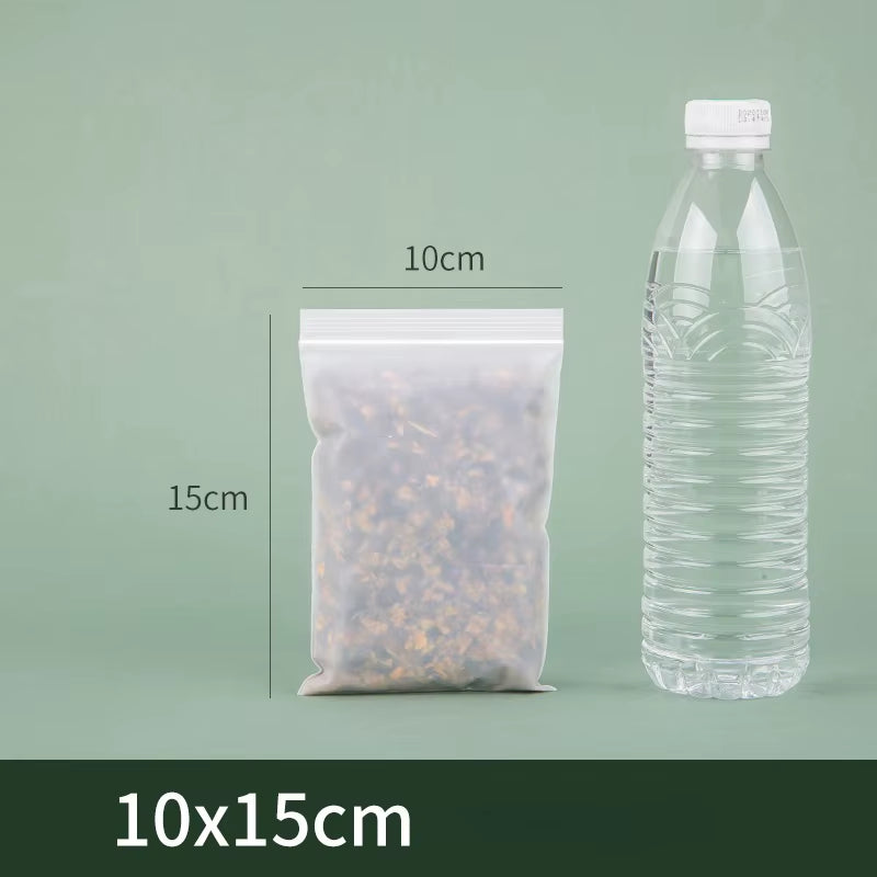Wholesale Biodegradable Frosted Food Packaging Zipper Bag Sealing for Tea Dried Fruit Beans Nuts Storage Reusable Pouch