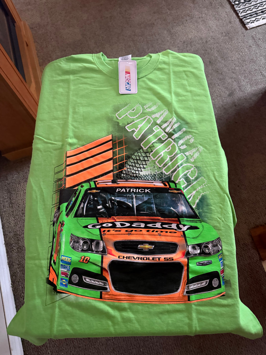 Danica Patrick NASCAR Green T-Shirt