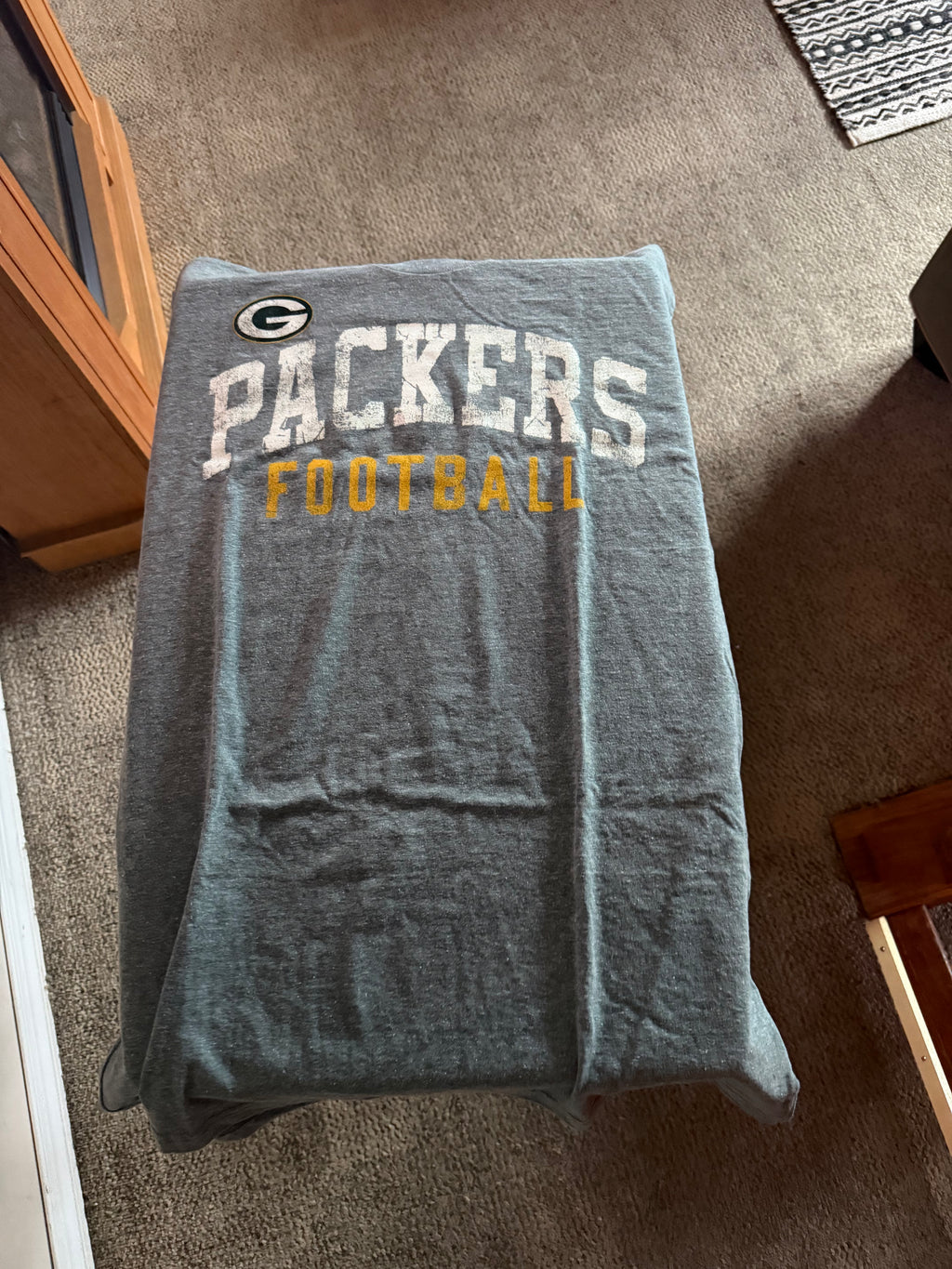 Light Green Packers Football T-Shirt