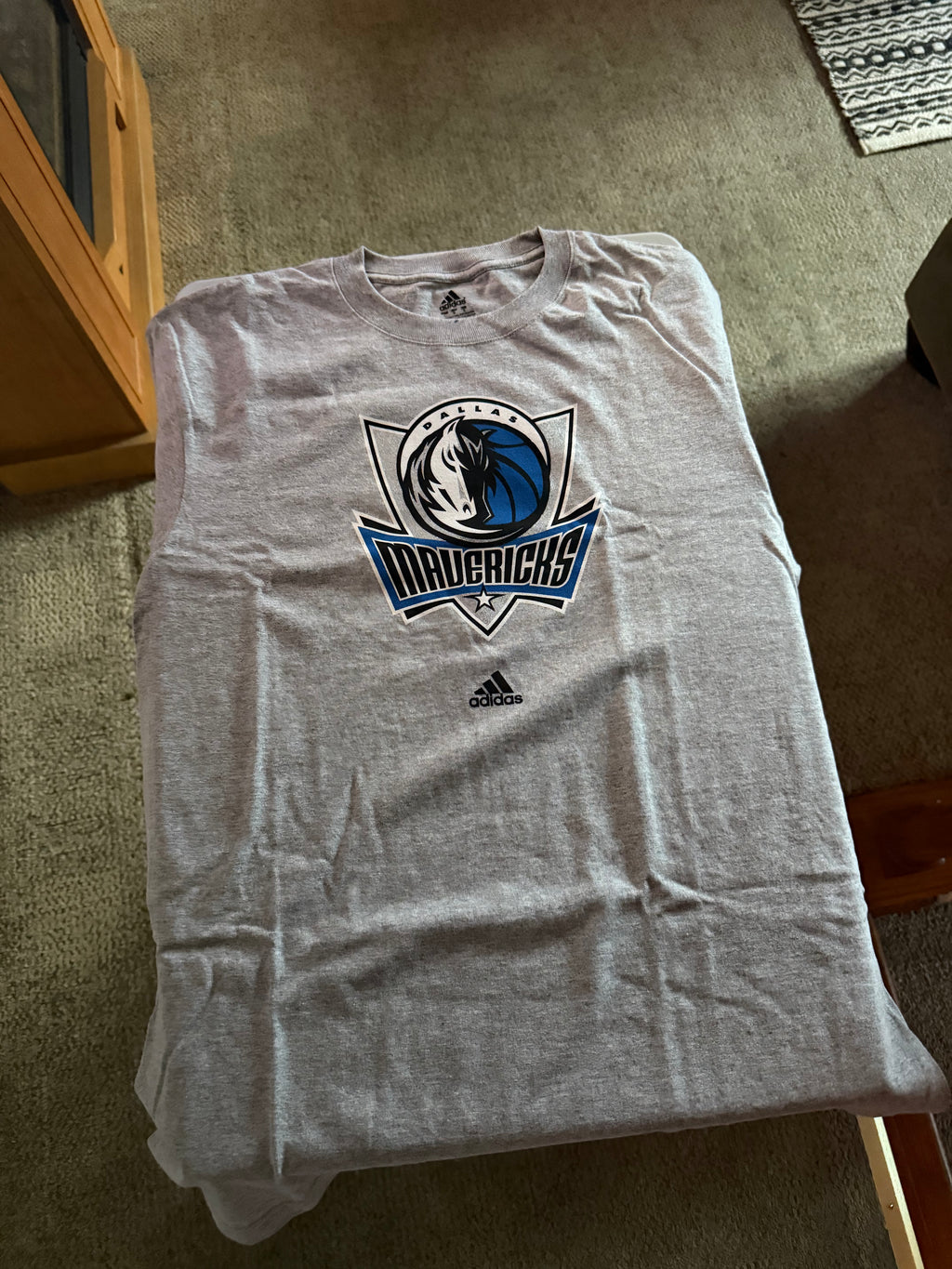 Gray Dallas Mavericks T-Shirt