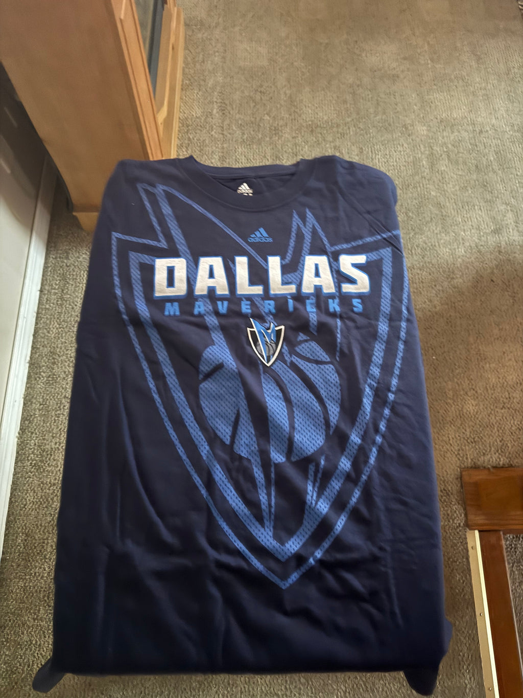 Dallas Mavericks Dark Blue Basketball T-Shirt