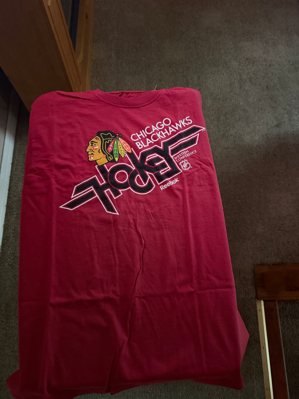 Chicago Blackhawks Red-Western Conference T-Shirt