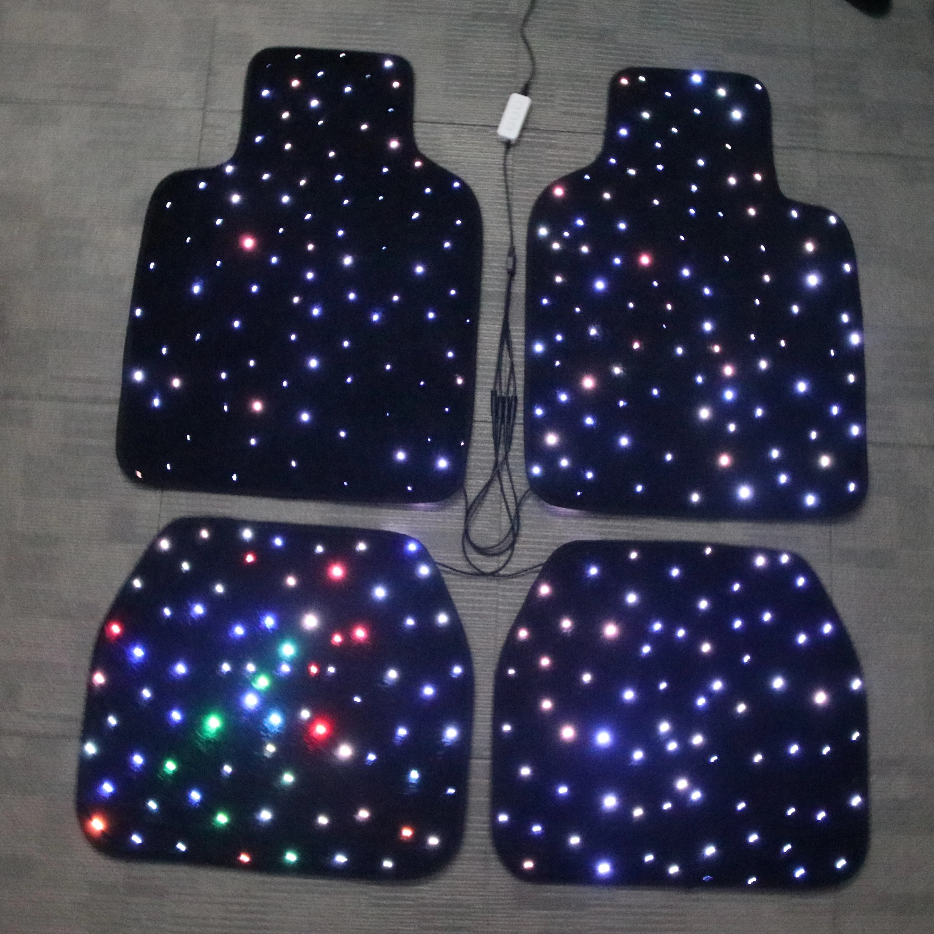Waterproof Fiber Optic Twinkle Stars Car Mats