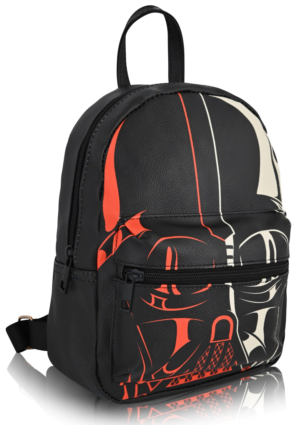 Fast Forward Darth Vader Backpack for Men, Women, Unisex Cute PU Leather 10" Mini Darth Vader Backpack Purse Shoulder Purse | Darth Vader Bag and Darth Vader Accessories