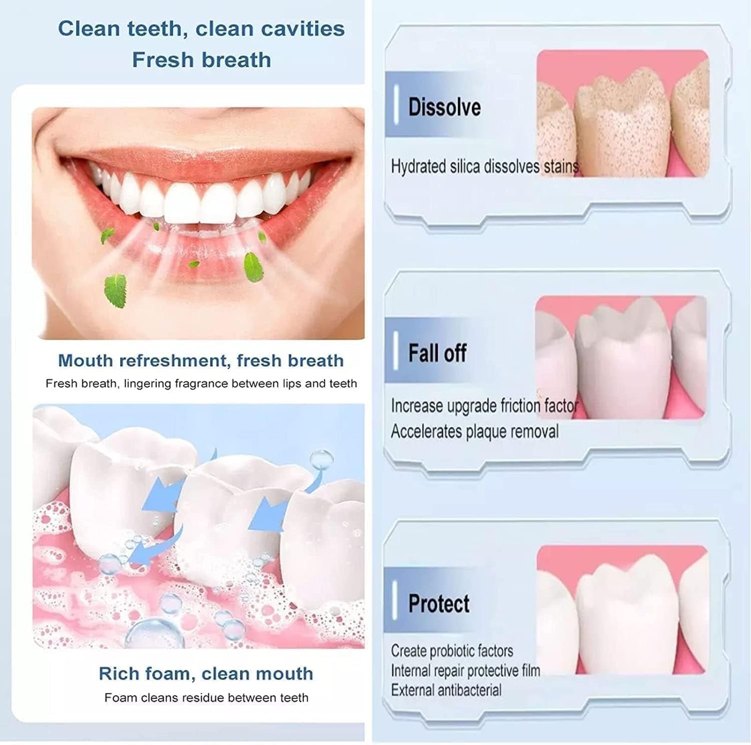SP6 Probiotic Toothpaste, Ultra Whitening, Fresh Breath, Deep Clean
