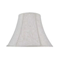 18 In. X 13 In. Linen White Bell Lamp Shade