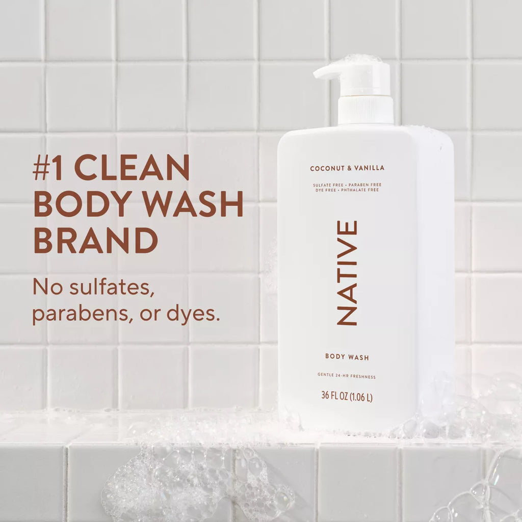 Native Coconut & Vanilla Body Wash