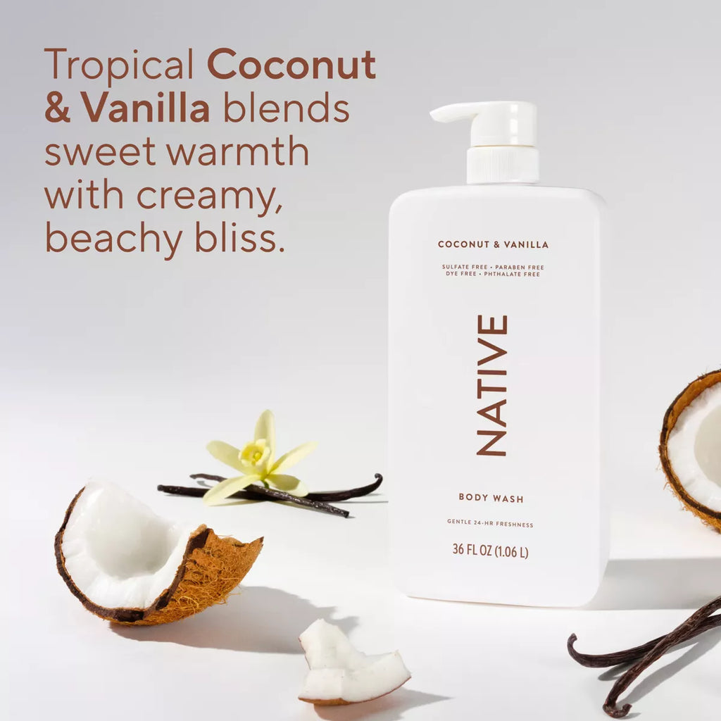 Native Coconut & Vanilla Body Wash