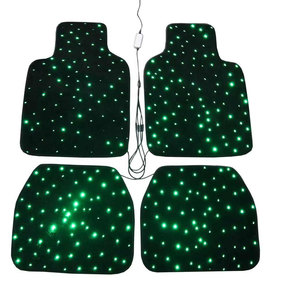 Waterproof Fiber Optic Twinkle Stars Car Mats