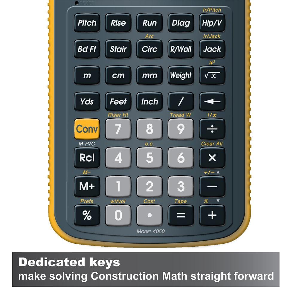 Construction Master 5 Calculator