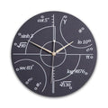 Math Clock Unique Wall Clock Modern Design Novelty Maths Equation Clock