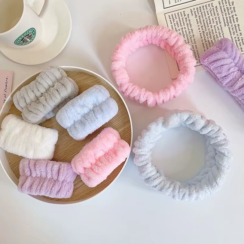 Face Wash Wristband Women'S Headband Wristbands Absorbent Waterproof Wristbands Makeup Face Wash Hair Bands