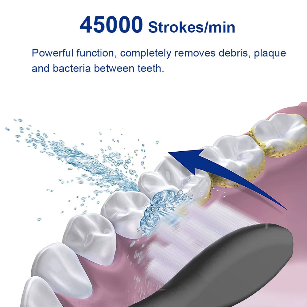Electric Toothbrush Sonic Electric Toothbrush for Teeth Brushes Vibration Dental Tooth Cleaner USB Rechargeable Tooth Brush Case