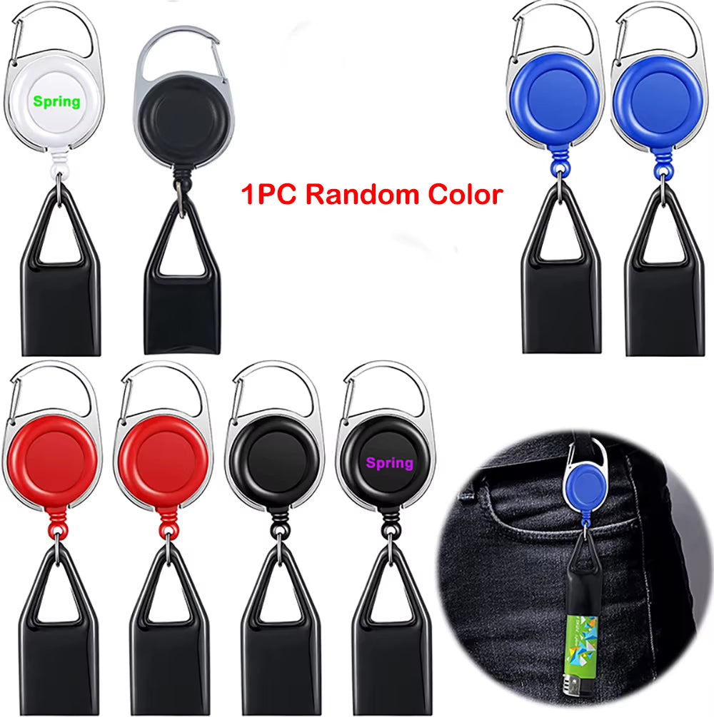 Silicone Lighter Retractable Keychain Protective Sleeve Holder Leash Safe Stash Clip Cover Smoking Accessories