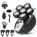 Electric Razor for Men, 5-In-1 Head Shavers for Bald Men, Wet & Dry, Rechargeable, Black