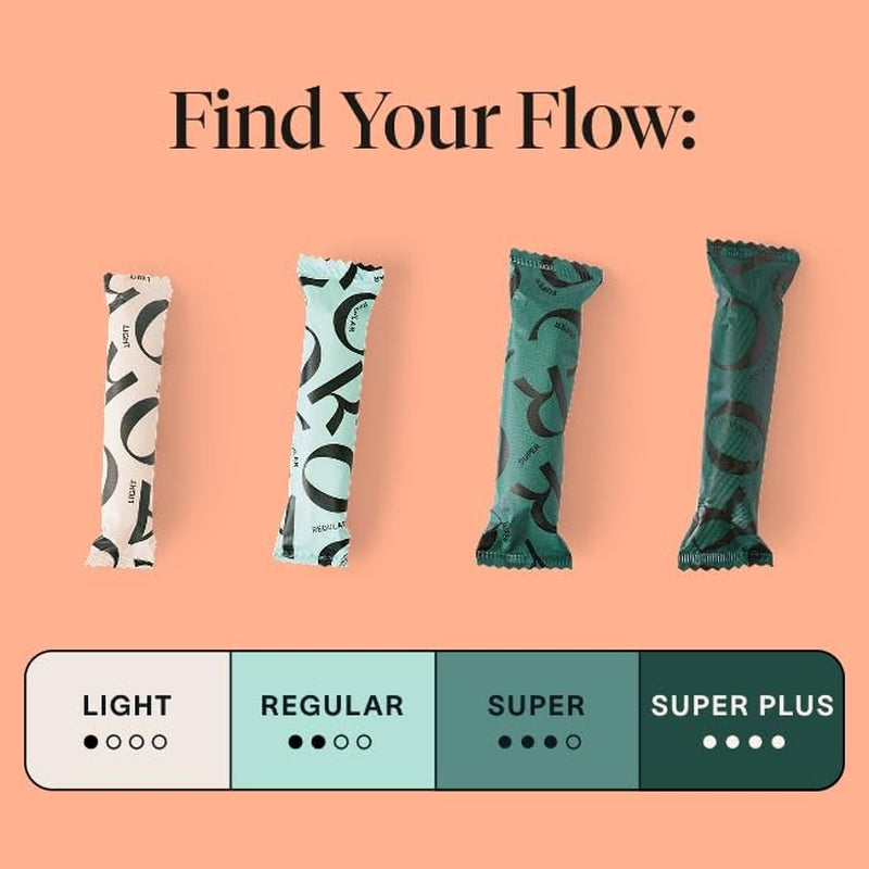 Cora Organic Cotton Tampons (36 Super plus Tampons)