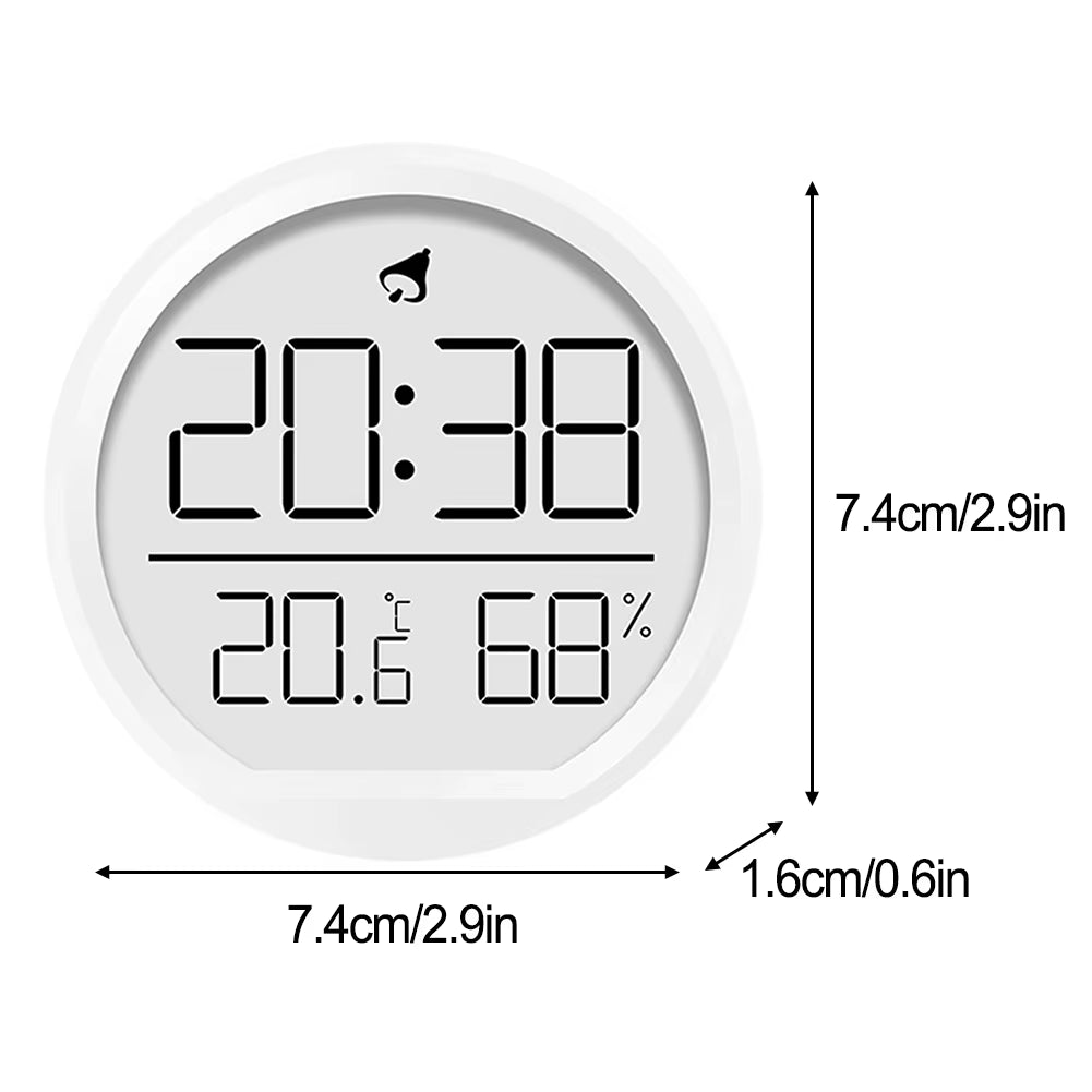 Multi-Function Clock Indoor Temperature Humidity Clock Date Display Electronic Alarm Clock Home Wall Mounted Clock