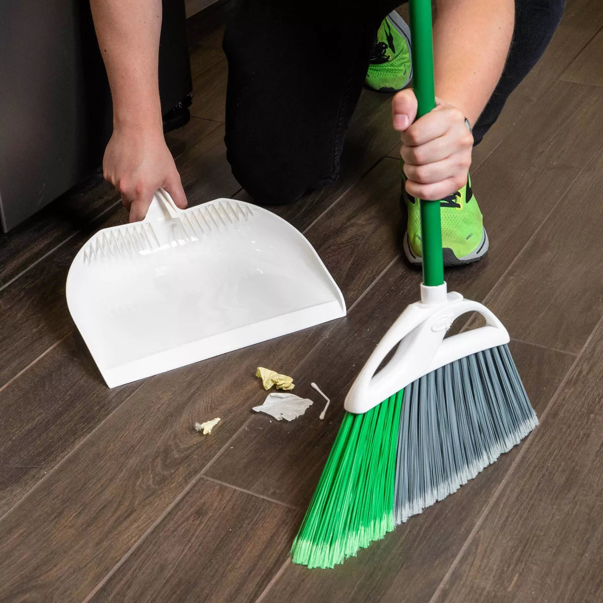 Libman Large Precision Angle Broom with Dustpan